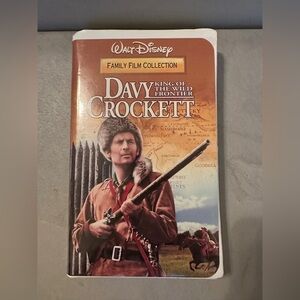 Walt Disney Davy Crockett King of the Wild Frontier VHS Pre Owned Like New